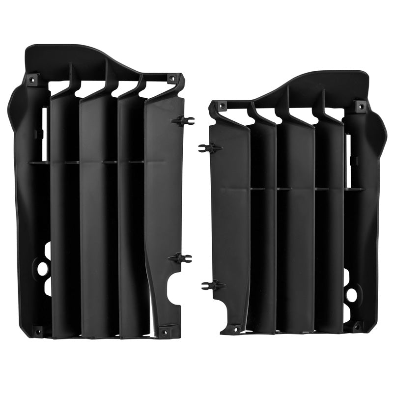 POLISPORT RADIATOR LOUVERS HONDA (BLACK) Black - Driven Powersports