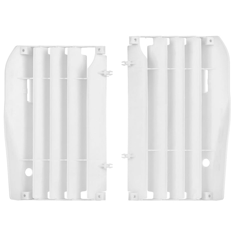 POLISPORT RADIATOR LOUVERS HONDA (WHITE) White - Driven Powersports
