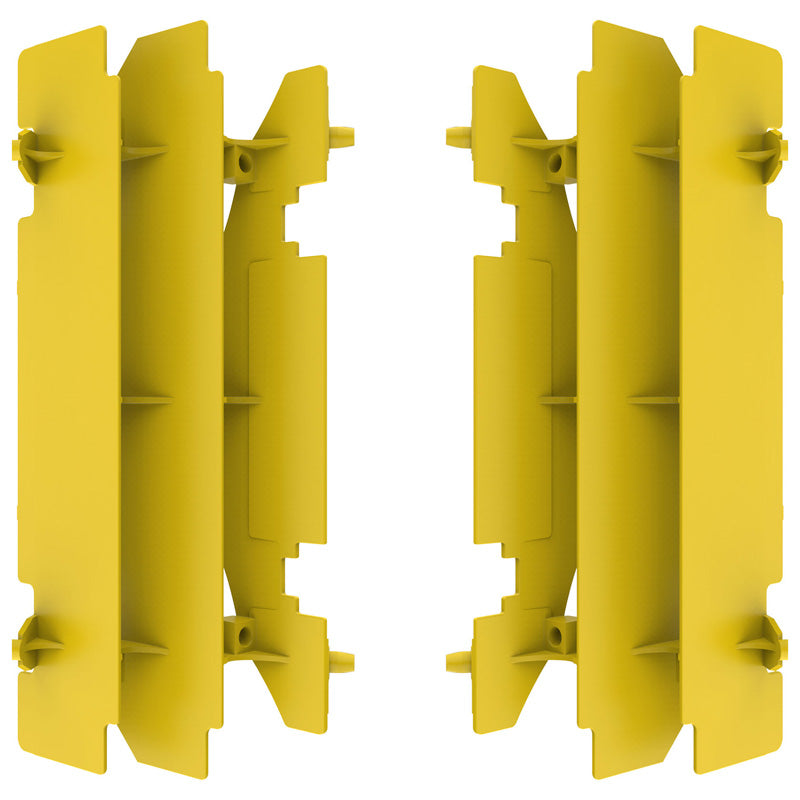 POLISPORT RADIATOR LOUVERS SUZUKI (YELLOW) Yellow - Driven Powersports