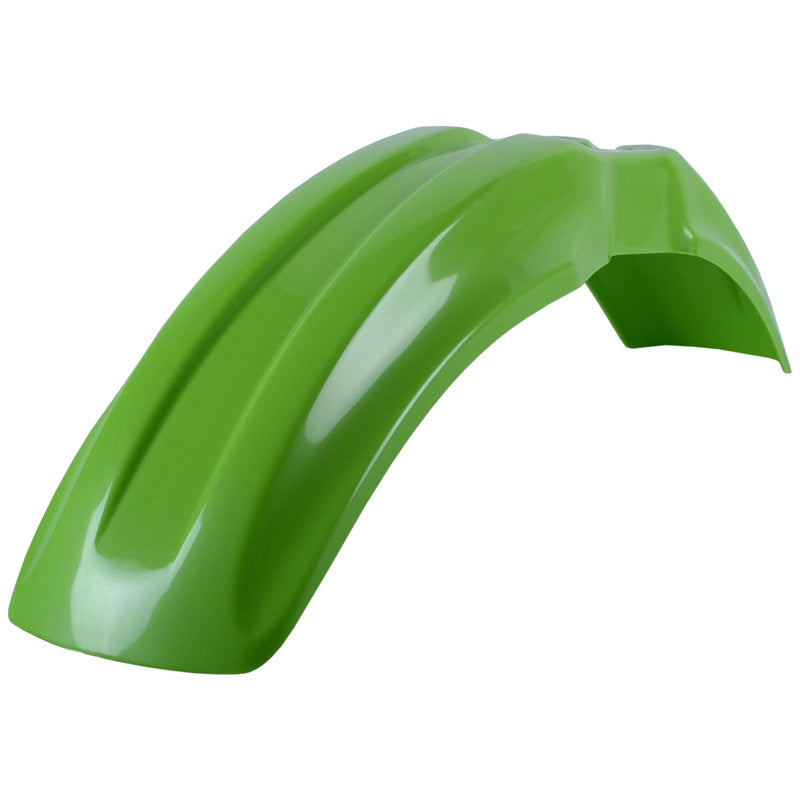 POLISPORT FRONT FENDER KAWASAKI (GREEN) Green - Driven Powersports