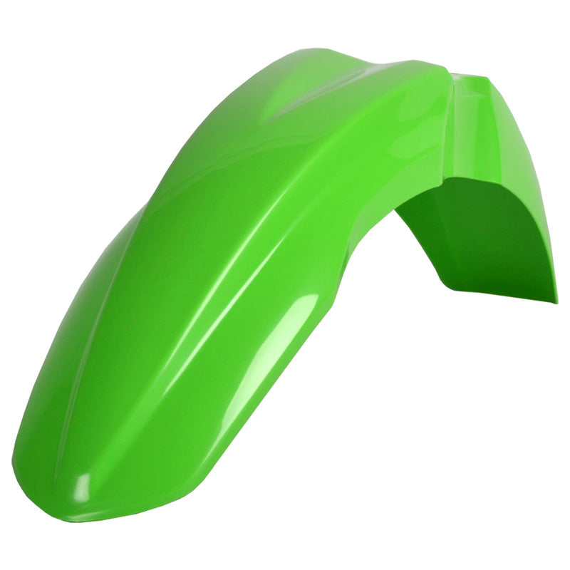 POLISPORT FRONT FENDER KAWASAKI (GREEN) Green - Driven Powersports