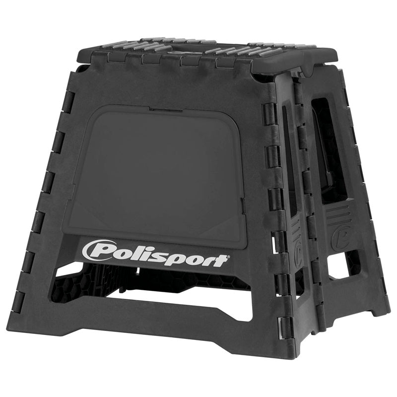 POLISPORT FOLDABLE BIKE STAND (BLACK) Black - Driven Powersports