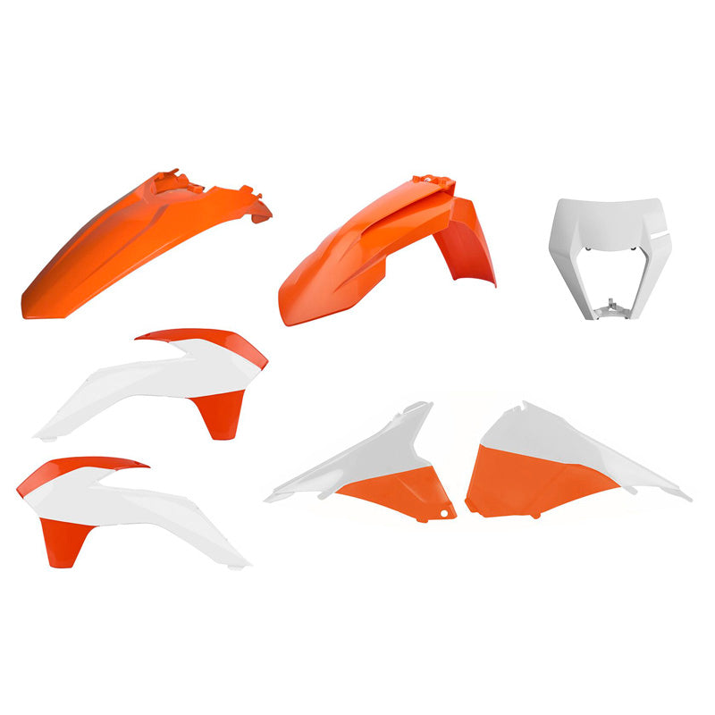 POLISPORT FRONT FENDER KTM 14-16 (OEM BLANC) - Driven Powersports