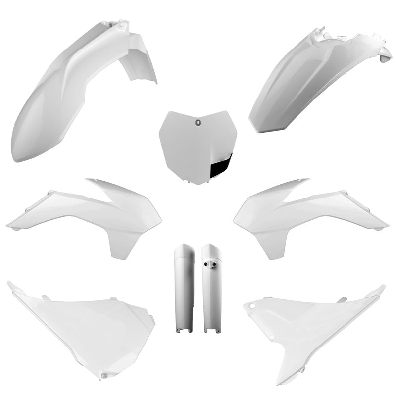 POLISPORT FULL KIT MX KTM (WHITE) White - Driven Powersports