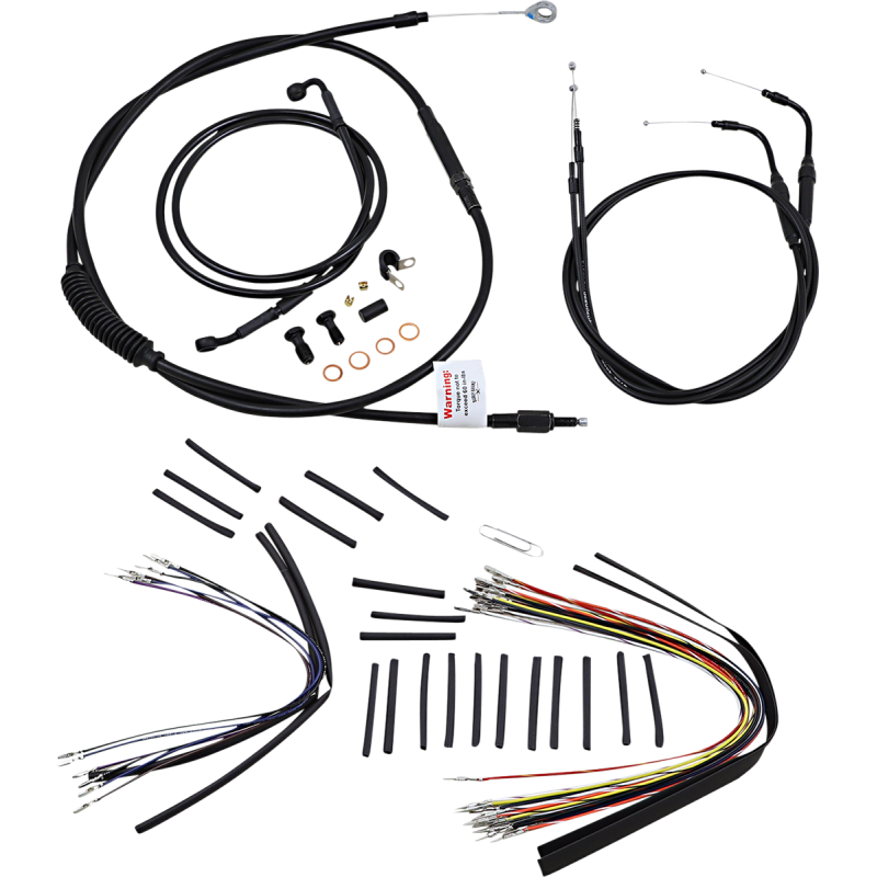 BURLY BRAND 07-10 FLST CABLE KIT 14" Front - Driven Powersports