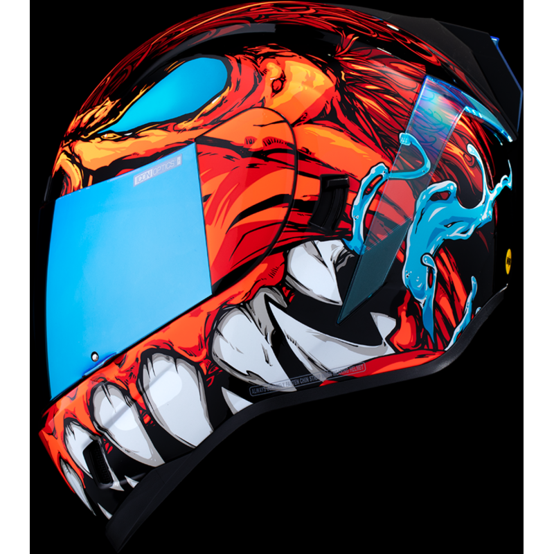 ICON HELMET AIRFORM MIPS MANIK'RR Red Left Side - Driven Powersports