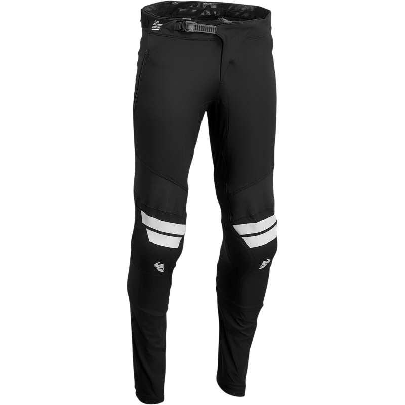 THOR PANT THOR ASSIST Black Front - Driven Powersports