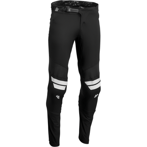 THOR PANT THOR ASSIST Black Front - Driven Powersports