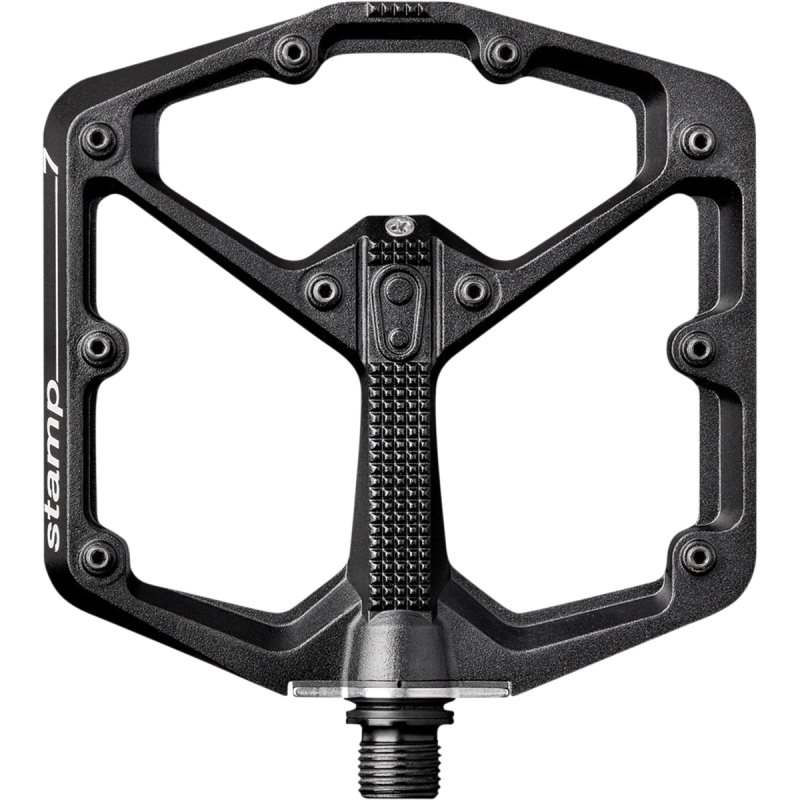 CRANK BROTHERS PEDAL STAMP 7 Black Front - Driven Powersports