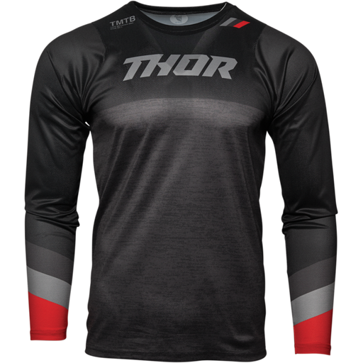 THOR JRSY ASSIST LS Black/Gray Front - Driven Powersports
