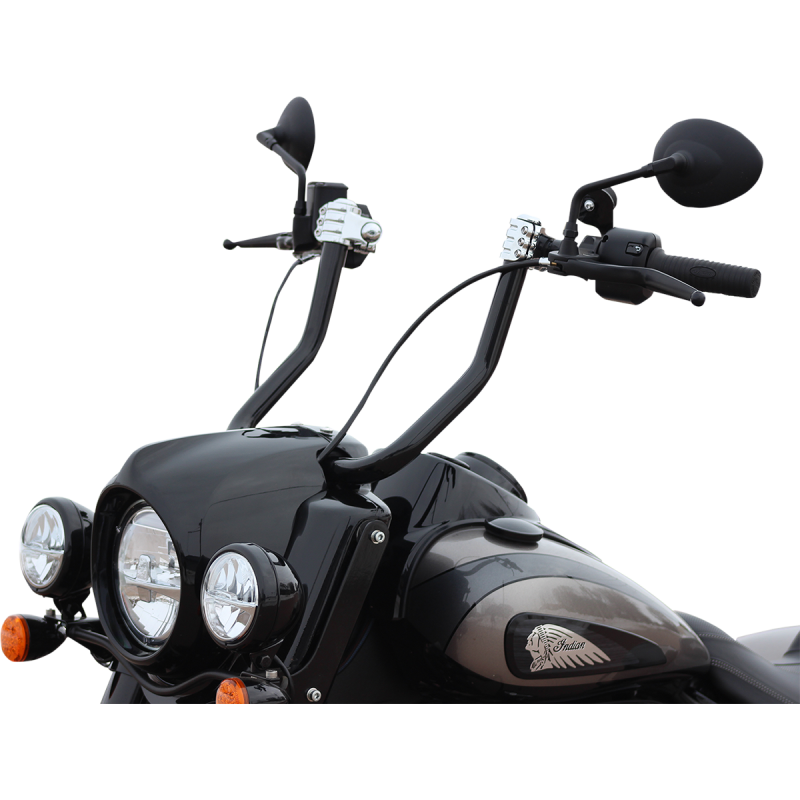 KLOCK WERKS HANDLEBAR KLIP 13 C-DH Black Application Shot - Driven Powersports