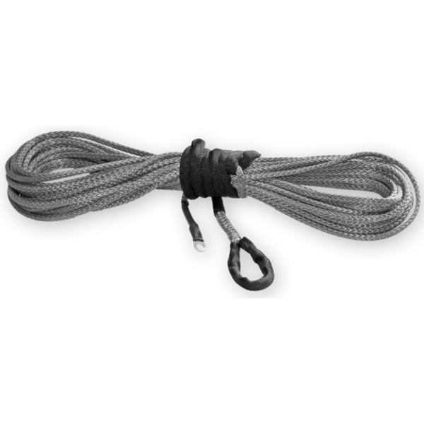 KFI Synthetic Winch Cable Smoke 3/16"x12' - Driven Powersports