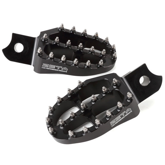 DRC/ZETA/UNIT FOOT PEG ALU HON DRCZETA Black - Driven Powersports