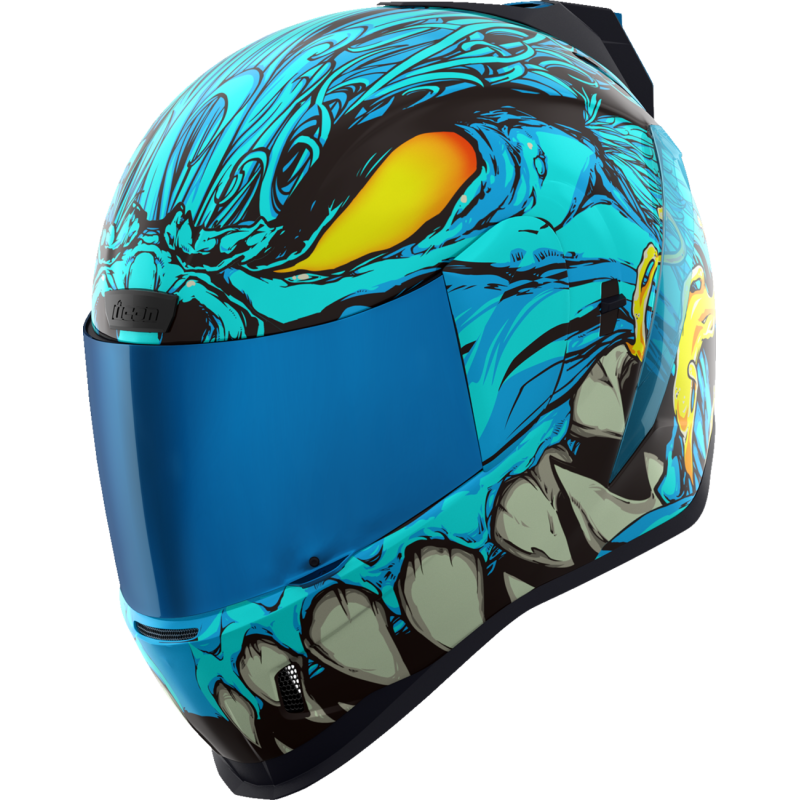 ICON HELMET AIRFORM MIPS MANIK'RR Light Blue Front - Driven Powersports