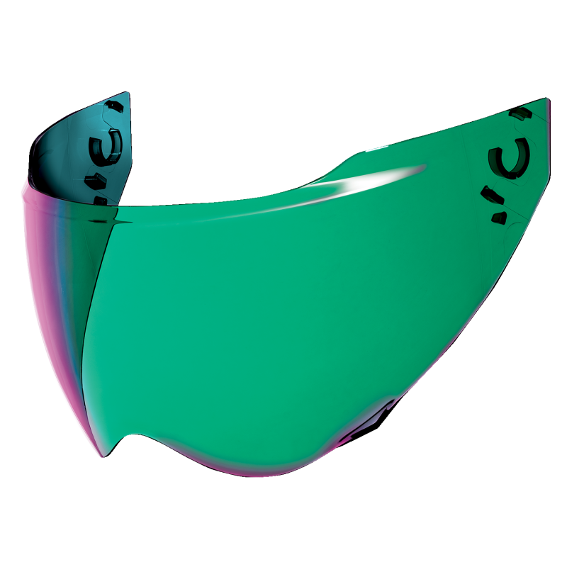 ICON SHIELD DOMAIN Green Front - Driven Powersports