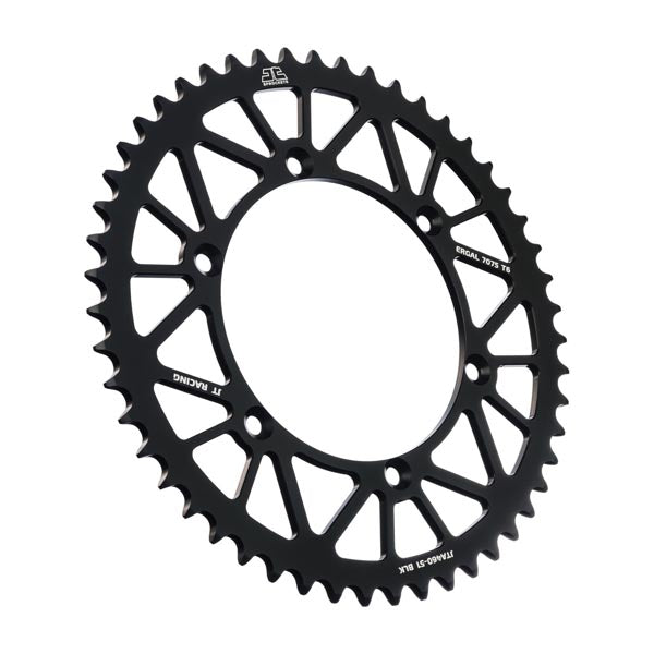 JT 460 Racelite Rear Sprocket (JTA460.51BLK) - Driven Powersports