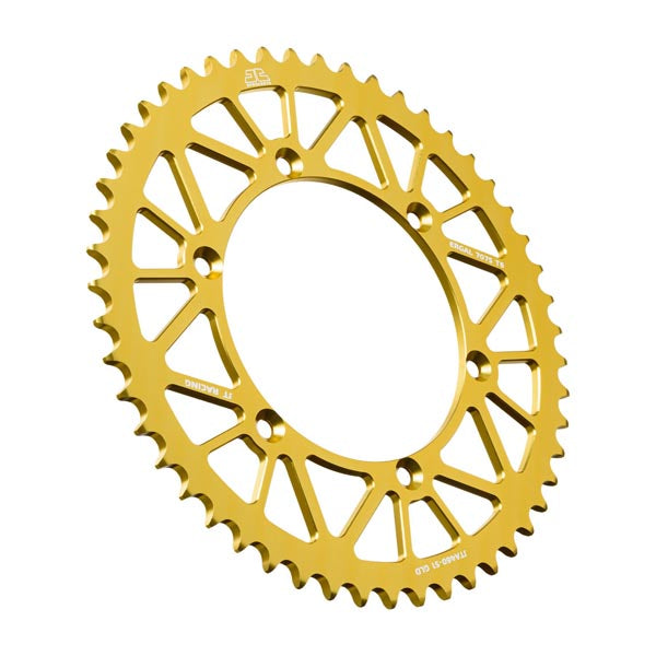 JT 460 Racelite Rear Sprocket (JTA460.51GLD) - Driven Powersports