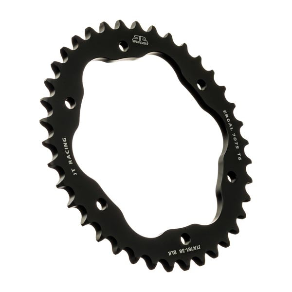 JT 761 Racelite Rear Sprocket (JTA761.38BLK) - Driven Powersports