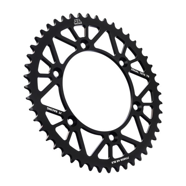 JT 808 Racelite Rear Sprocket (JTA808.48BLK) - Driven Powersports