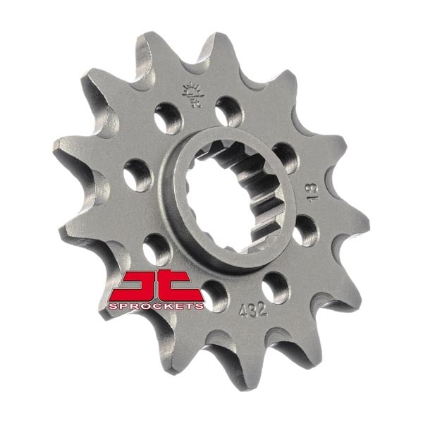 JT 432 Self-Cleaning Steel Front Sprockets (JTF432.13SC) - Driven Powersports