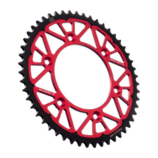 JT 210 Twinstar Rear Sprocket (JTX210.51RED) - Driven Powersports