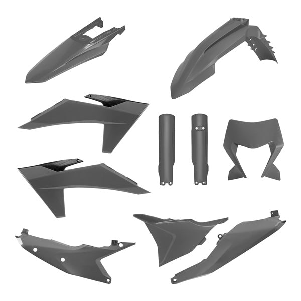 Polisport MX Complete Kit For Ktm Gray - Driven Powersports