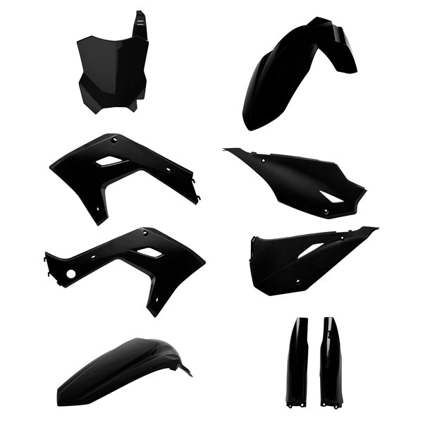 Polisport MX Complete Kit For Kawasaki KX125/KX250/KX250F Black - Driven Powersports
