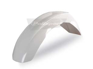 POLISPORT FR. FENDER HUSQVARNA CR125 05-08. White - Driven Powersports