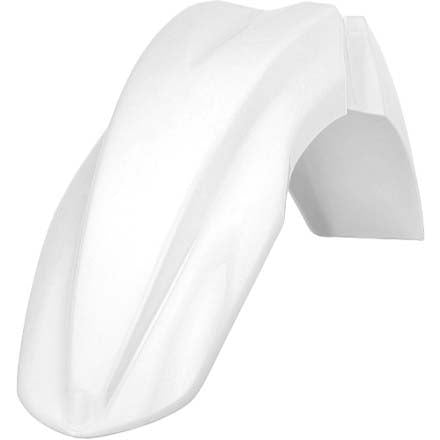 POLISPORT FRONT FENDER KAWASAKI KX85/100 2014 White - Driven Powersports