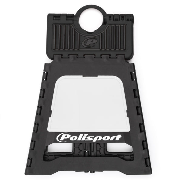 POLISPORT FOLDABLE BIKE STAND Black/White - Driven Powersports