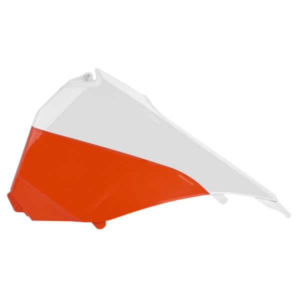 Polisport Airbox Cover For Ktm White/Orange - Driven Powersports