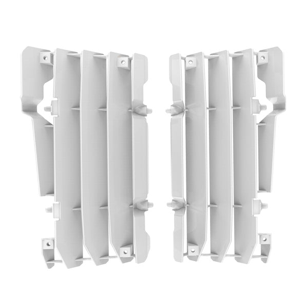 POLISPORT RADIATOR LOUVERS RR2T/4T 13-18 White - Driven Powersports