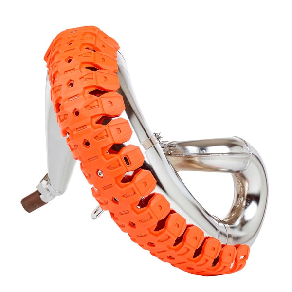 Polisport Head Pipe Guard Orange - Driven Powersports