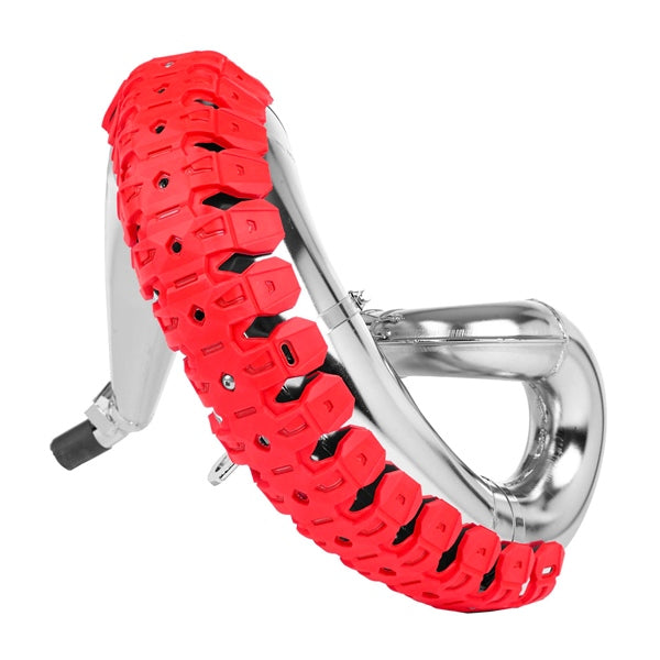 Polisport Head Pipe Guard Red - Driven Powersports