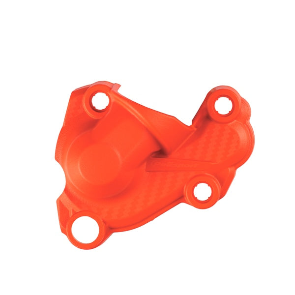 POLISPORT ORANGE WATERPUMP COVER KTM/HUSQ EXC-F/FE 250/350 (17-21) (8485200002) - Driven Powersports