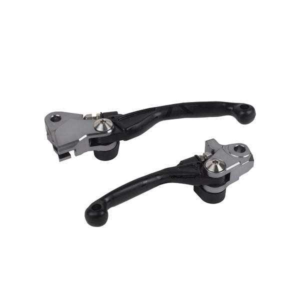 POLISPORT BLACK PIVOT LEVER SET CRF250R/450R 07-20 Black - Driven Powersports