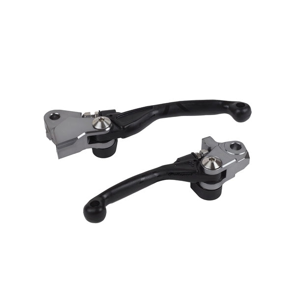 POLISPORT BLACK PIVOT LEVER SET HQV TE/FE/TX/FX 19-21 Black - Driven Powersports