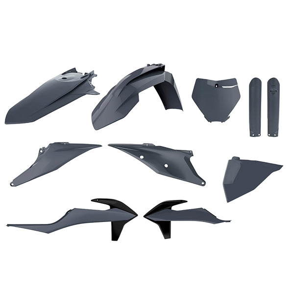 Polisport MX Complete Kit For Ktm Grey - Driven Powersports