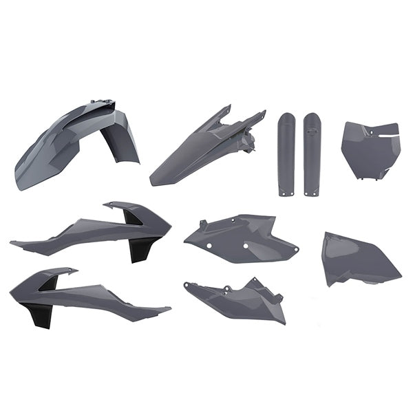 Polisport MX Complete Kit For Ktm Grey - Driven Powersports