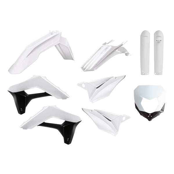 Polisport MX Complete Kit For Sherco White - Driven Powersports