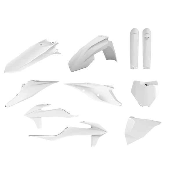 Polisport MX Complete Kit For Ktm White - Driven Powersports