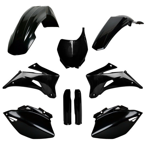 POLISPORT PLASTIC KIT COMP YAM Black - Driven Powersports