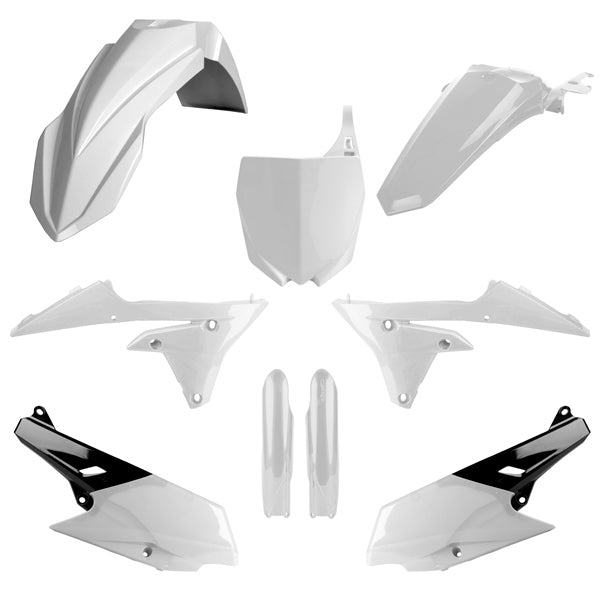POLISPORT PLASTIC KIT COMP YAM White - Driven Powersports