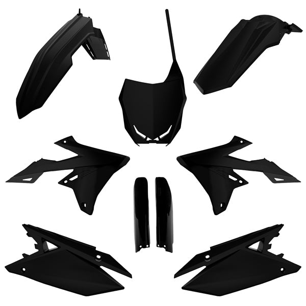 POLISPORT PLASTIC KIT COMP SUZ Black - Driven Powersports