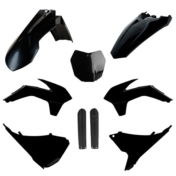 POLISPORT PLASTIC KIT COMP KTM Black - Driven Powersports