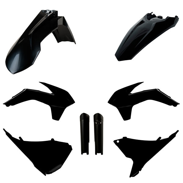 POLISPORT PLASTIC KIT COMP KTM Black - Driven Powersports