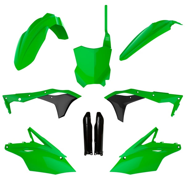 POLISPORT PLASTIC KIT COMP OEM KAWA (91494) - Driven Powersports