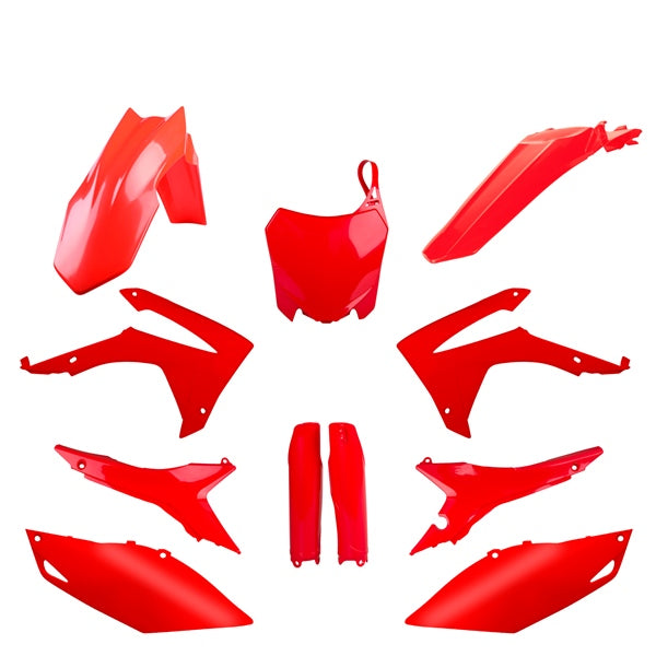 POLISPORT PLASTIC KIT COMP HON Red - Driven Powersports
