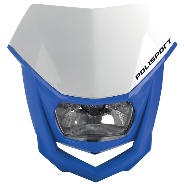 POLISPORT HALO HEADLIGHT White/Blue - Driven Powersports