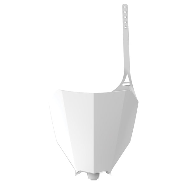 POLISPORT NUM PLATE CR125/250 02-07 White - Driven Powersports